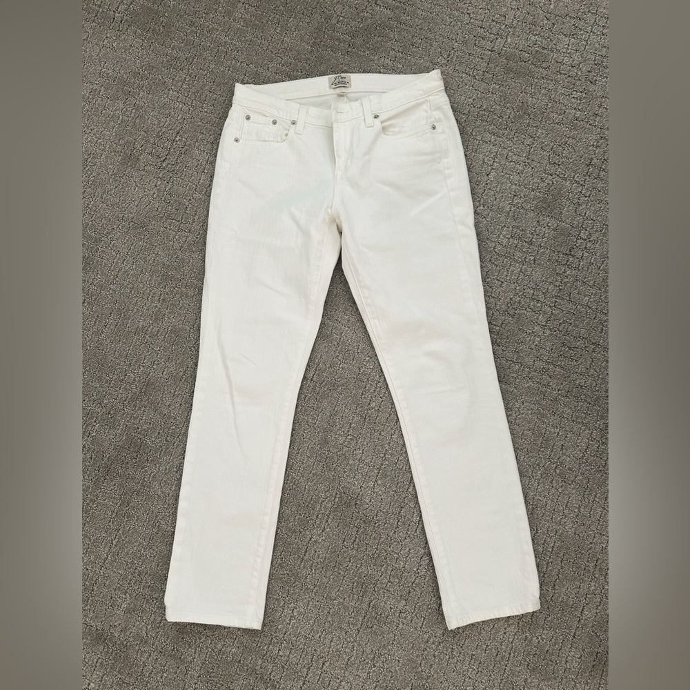 J. Crew trademark slim broken in boyfriend jeans, 26 - Picture 9 of 12